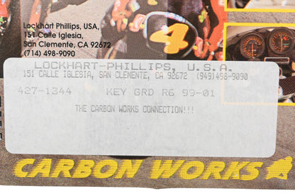 Lockhart Phillips 427-1344 Carbon Fiber Triple Tree Key Guard NOS
