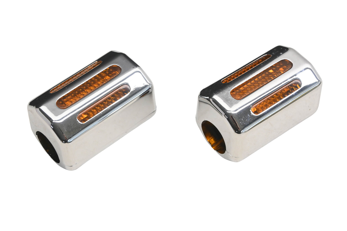 Drag Specialties DS280039 Handlebar Amber Marker Light Kit NOS