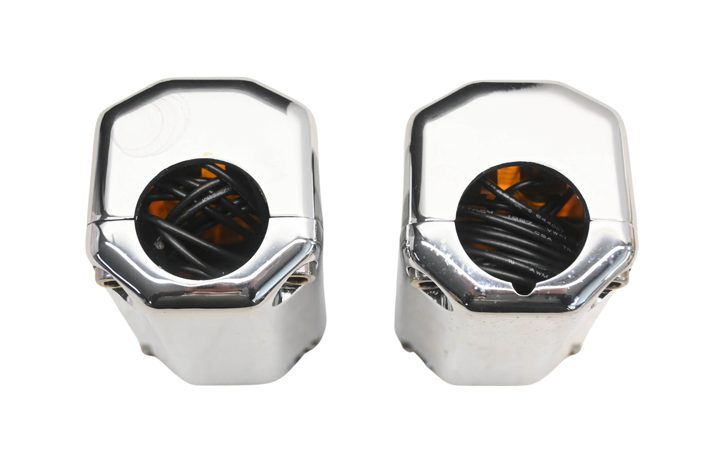 Drag Specialties DS280039 Handlebar Amber Marker Light Kit NOS