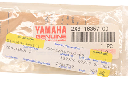 New OEM Yamaha 2X6-16357-00-00 Push Rod NOS
