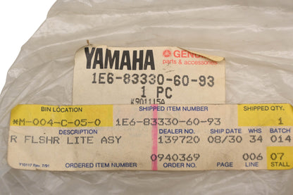 New OEM Yamaha 1E6-83330-60-93 Turn Signal Assembly NOS
