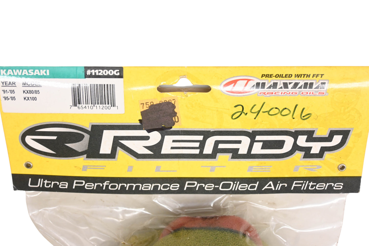 Ready Racing 11200G Pre-Oiled Air Filter NOS