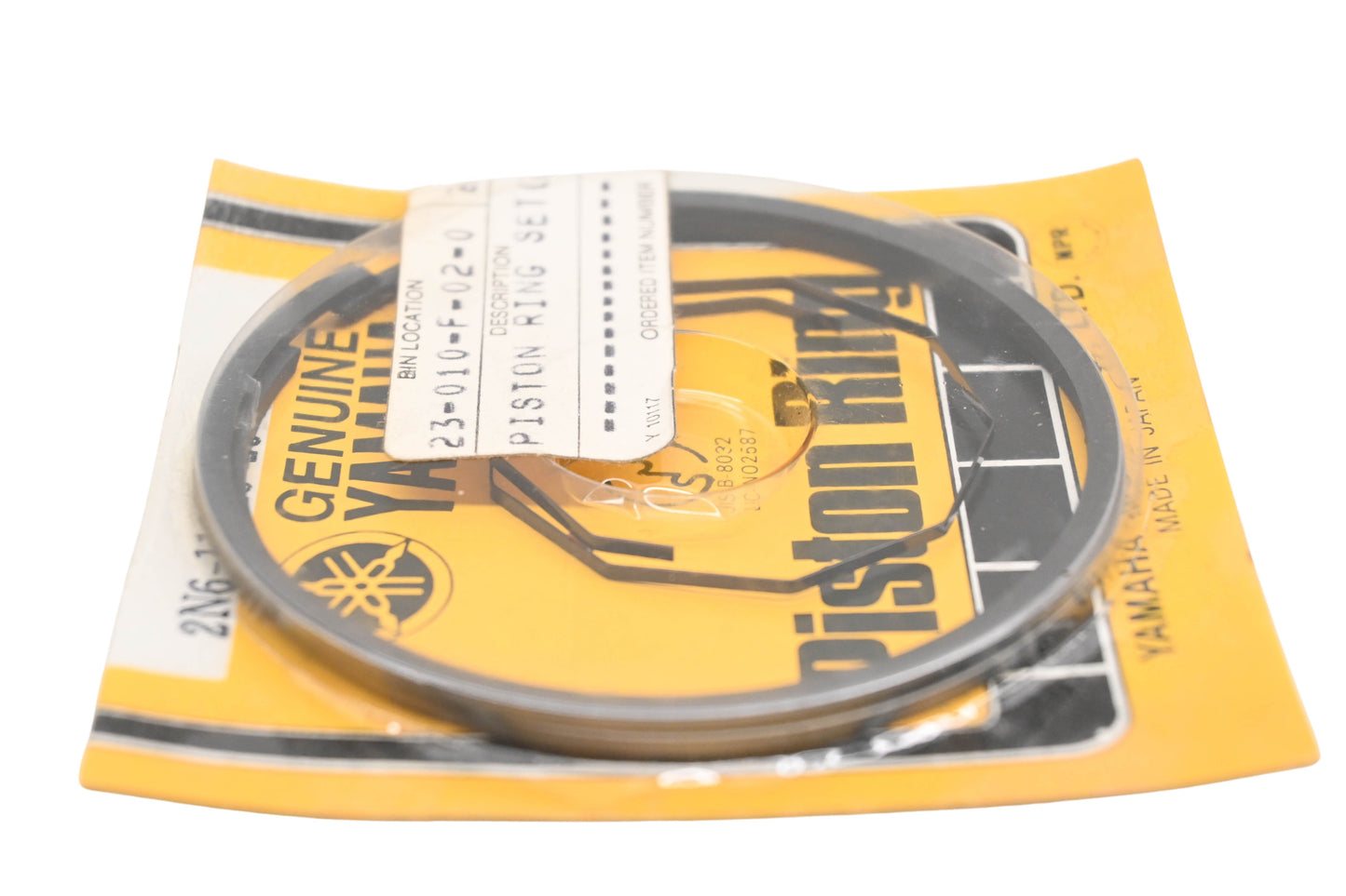 New OEM Yamaha 2N6-11610-20-00 Piston Ring Kit NOS
