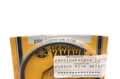 New OEM Yamaha 2N6-11610-20-00 Piston Ring Kit NOS
