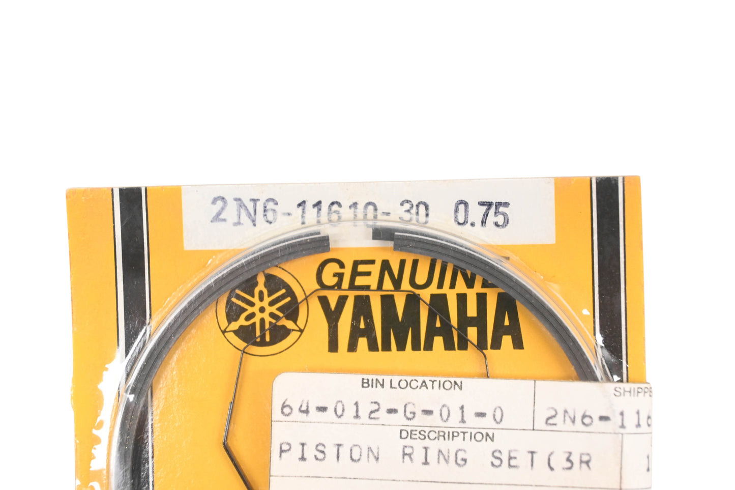 New OEM Yamaha 2N6-11610-30-00 Piston Ring Kit NOS