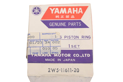 New OEM Yamaha 2W5-11611-20-00 Piston Ring NOS