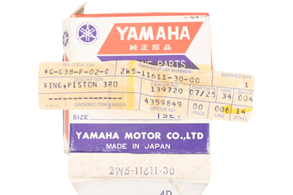 New OEM Yamaha 2W5-11611-30-00 Piston Ring NOS