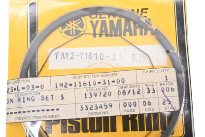 New OEM Yamaha 1M2-11610-31-00 Piston Ring Kit NOS