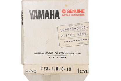 New OEM Yamaha 2F3-11610-13-00 Piston Ring Kit NOS