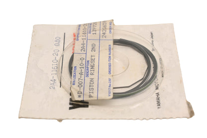 New OEM Yamaha 2A4-11610-20-00 Piston Ring Kit NOS