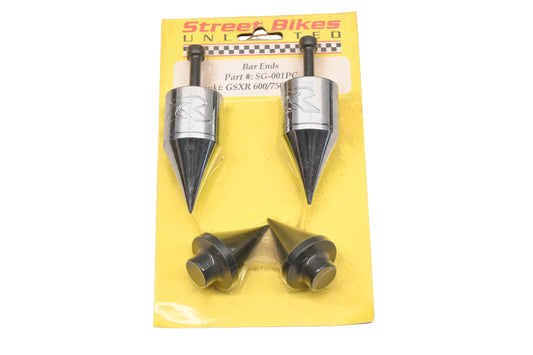 Street Bikes Unlimited SG-001PC, SG001 2004-07 Suzuki GSXR 600/750/1000 Bar End Kit NOS