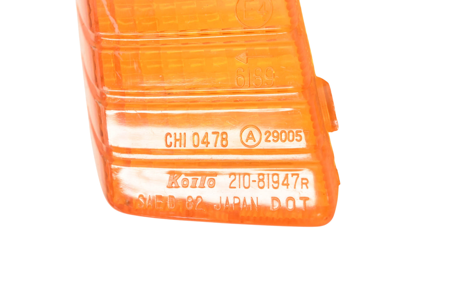 Koito 210-81947R Amber Turn Signal Lens