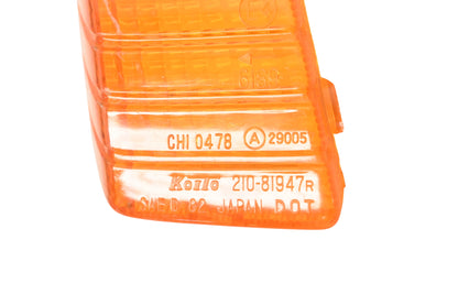 Koito 210-81947R Amber Turn Signal Lens