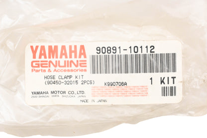 New OEM Yamaha 90891-10112-00 Hose Clamp Kit NOS
