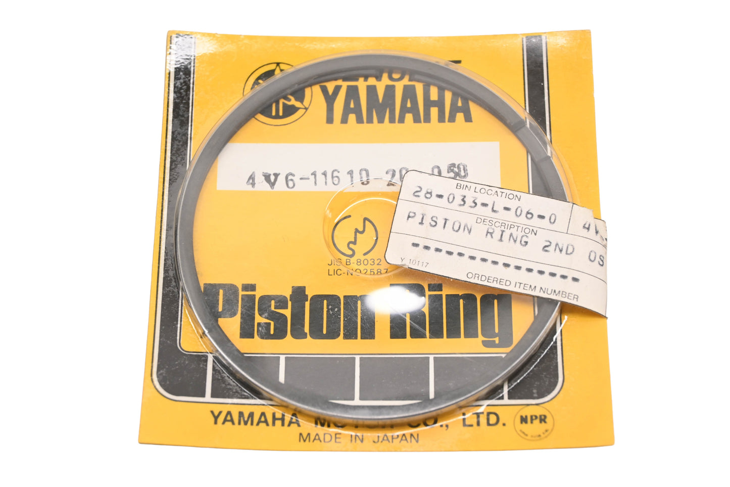 New OEM Yamaha 4V6-11610-20-00 Piston Ring Kit NOS