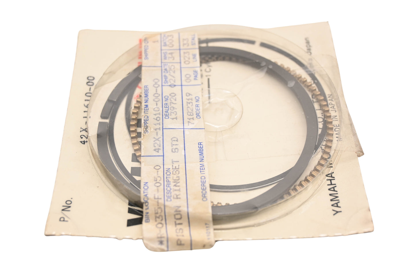 New OEM Yamaha 42X-11610-00-00 Piston Ring Kit NOS