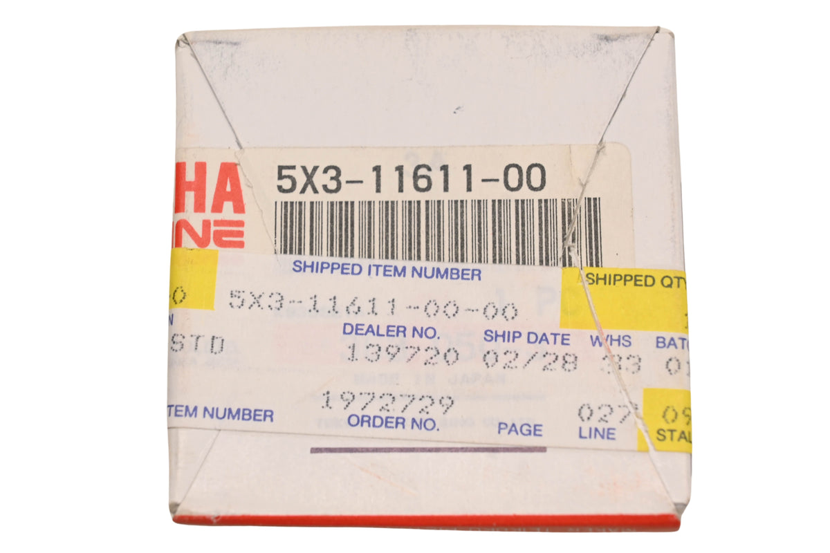 New OEM Yamaha 5X3-11611-00-00 Piston Ring NOS