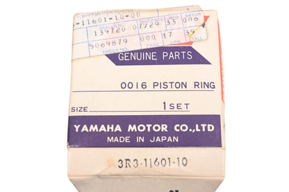New OEM Yamaha 3R3-11601-10-00 Piston Ring Kit NOS