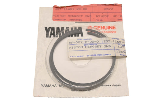 New OEM Yamaha 25Y-11601-20-00 Piston Ring Kit NOS