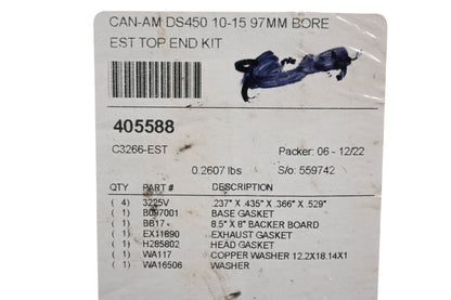 Cometic 405588 Top End Gasket Kit NOS