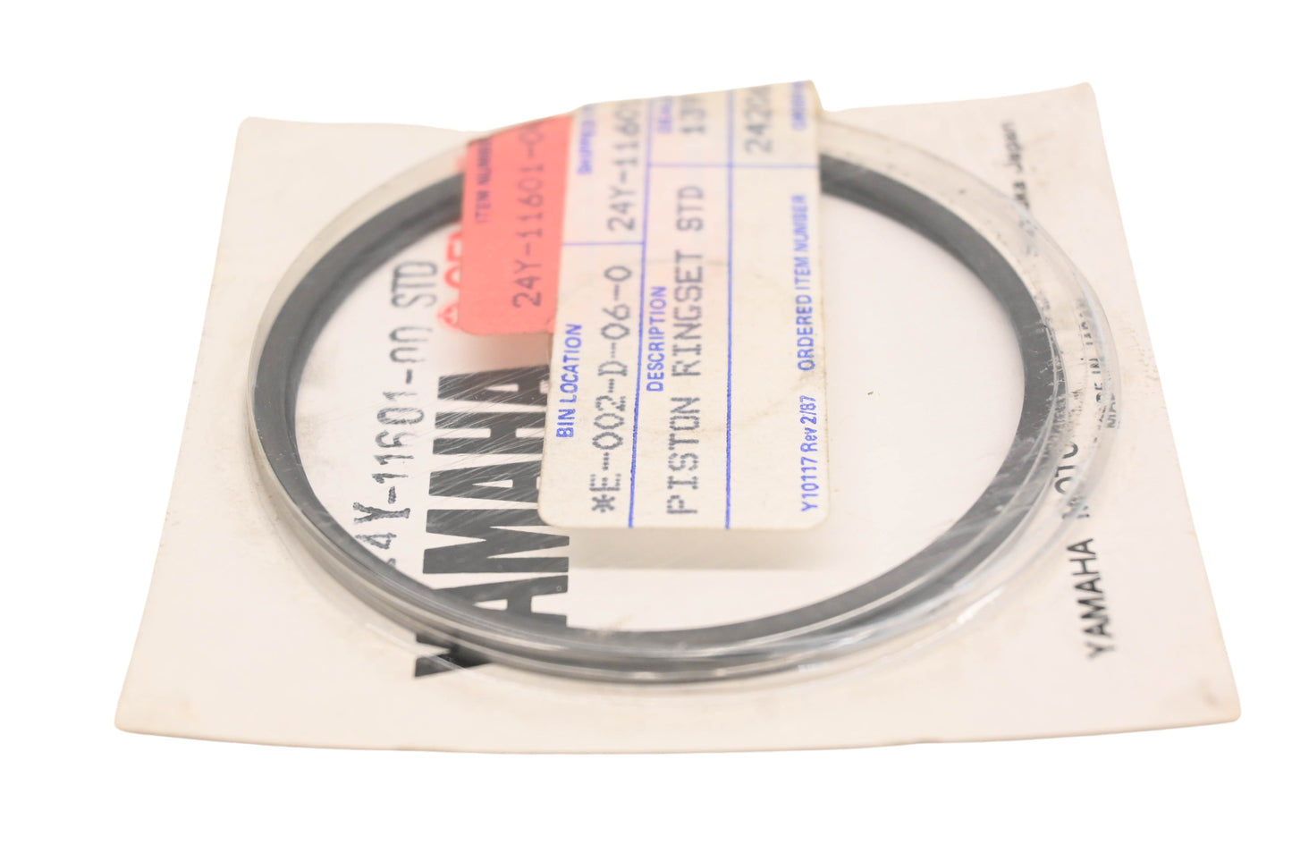 New OEM Yamaha 24Y-11601-00-00 Piston Ring Kit NOS