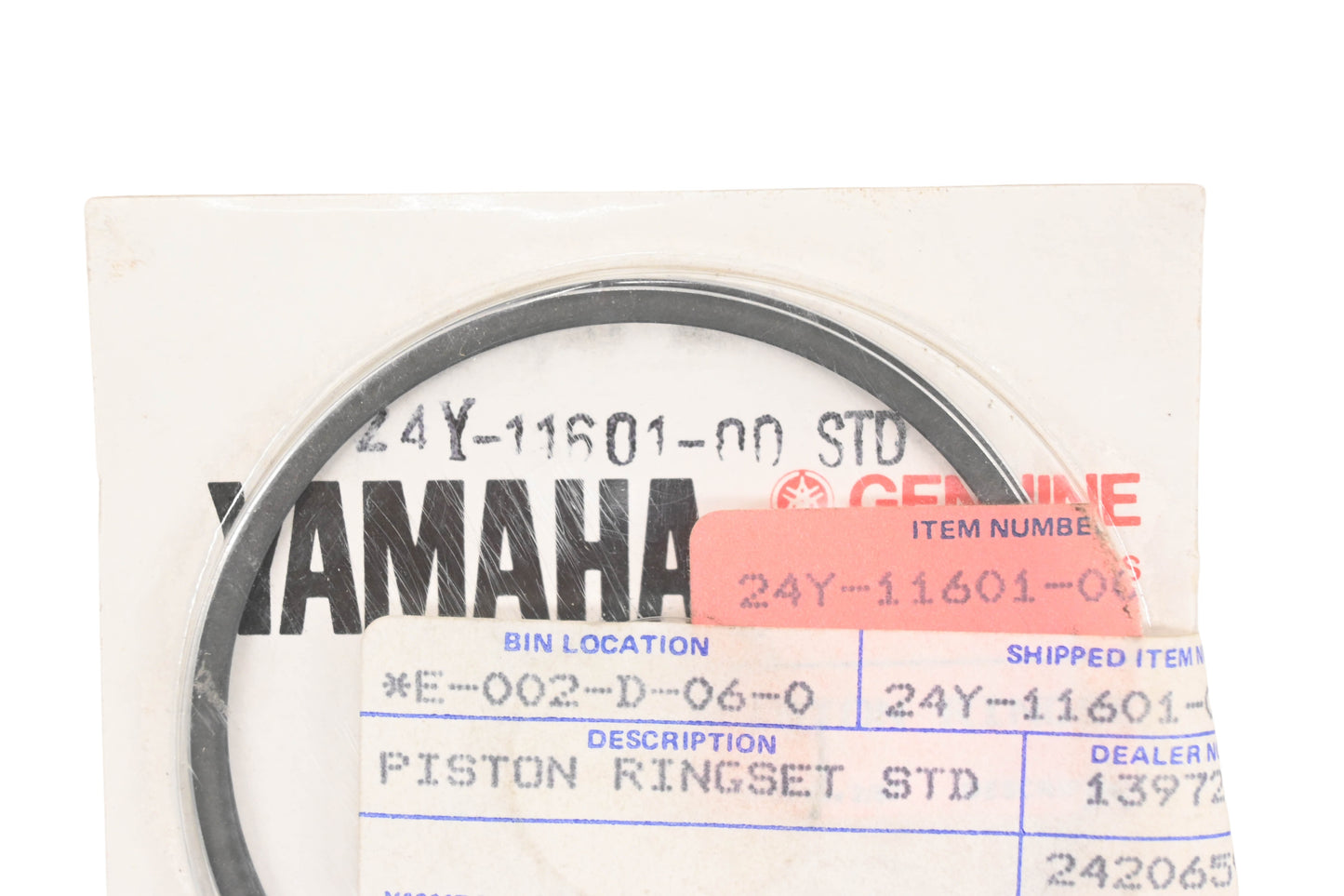 New OEM Yamaha 24Y-11601-00-00 Piston Ring Kit NOS