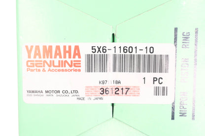 New OEM Yamaha 5X6-11601-10-00 Piston Ring Kit NOS