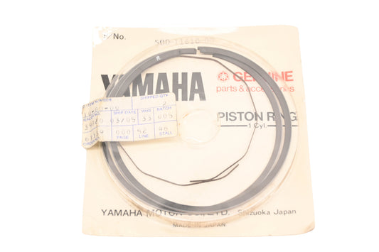 New OEM Yamaha 500-11610-00-00 Piston Ring Kit NOS