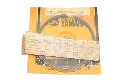 New OEM Yamaha 8K4-11601-30-00 Piston Ring Kit NOS