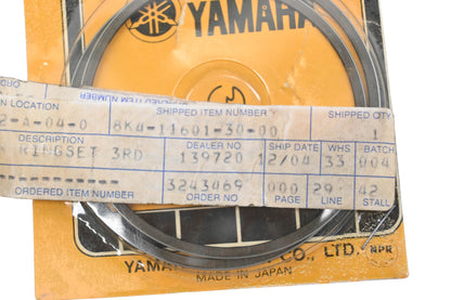 New OEM Yamaha 8K4-11601-30-00 Piston Ring Kit NOS