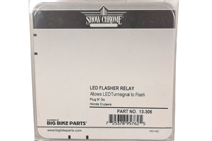 Show Chrome 13-306 LED Flasher Relay Kit NOS