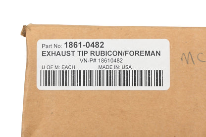 Moose Racing 1861-0482, 18610482 Exhaust Tip Kit NOS