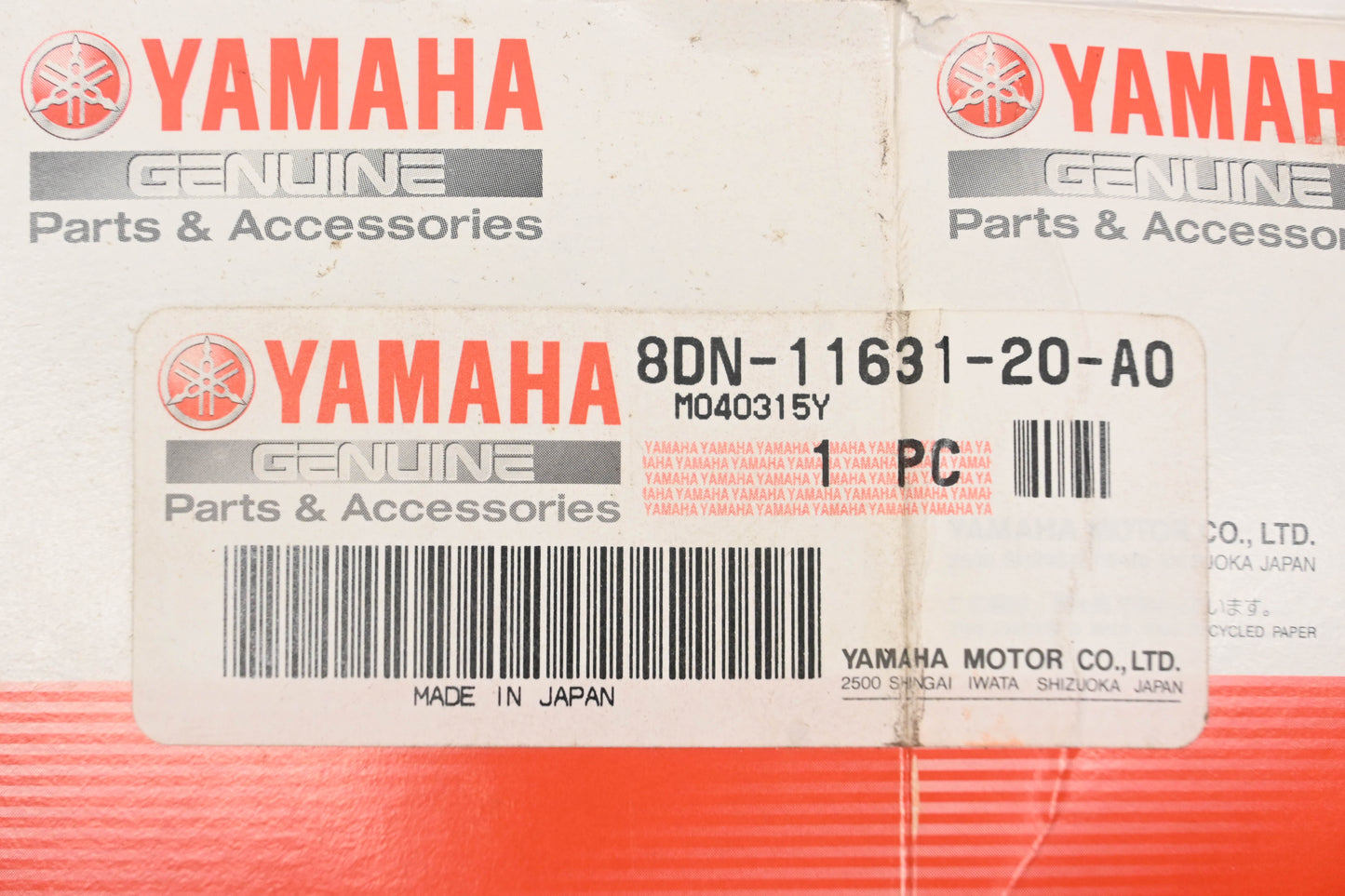 New OEM Yamaha 8DN-11631-20-A0 Piston NOS