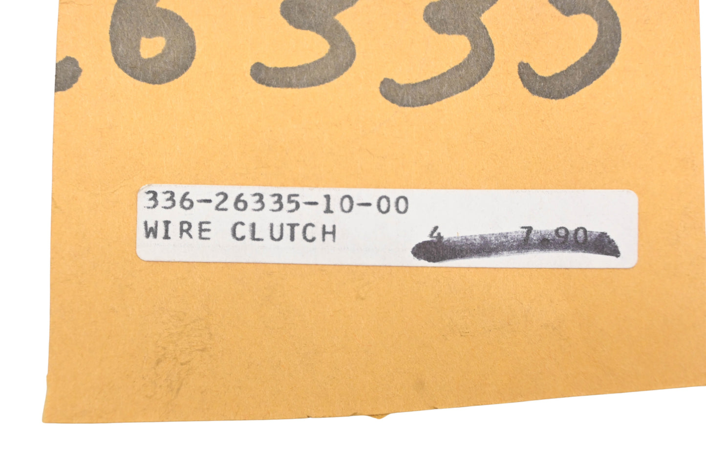 New OEM Yamaha 336-26335-10-00 Clutch Cable NOS