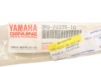 New OEM Yamaha 3R9-26335-10-00 Clutch Cable NOS