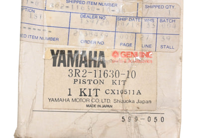 New OEM Yamaha 3R2-11630-10-00 Piston Kit NOS