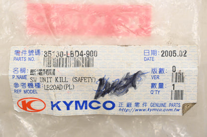 Kymco 35130-LBD4-900 Kill Switch NOS