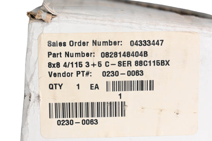 ITP 0828148404B, 88C115, 0230-0063 Silver Wheel Rim NOS