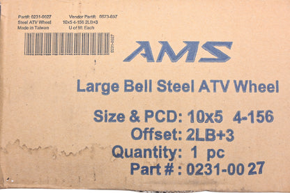 AMS 0231-0027, 0573-697 Grey Wheel Rim NOS