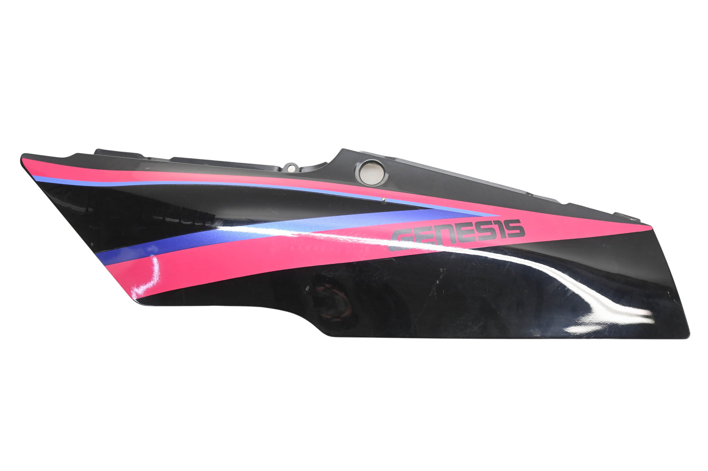 OEM Yamaha 3HE-21711-00-00 Black & Pink/Purple Gensis Left Side Fairing