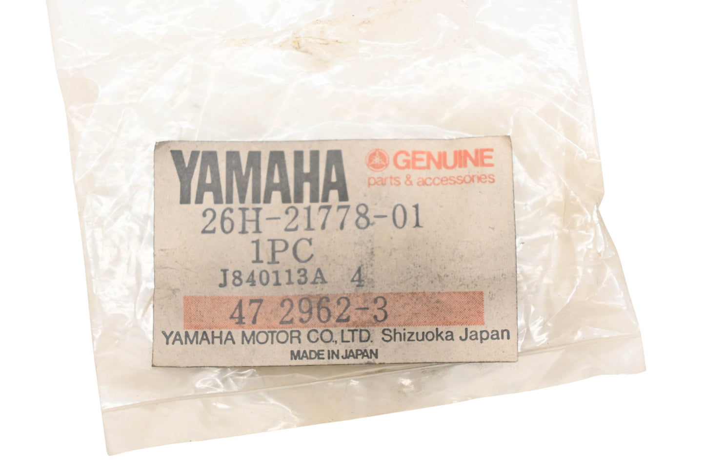 New OEM Yamaha 26H-21778-01-00 Locating Damper NOS