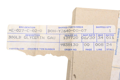 New OEM Yamaha B0H-Y2640-00-07 Hypro 300lb Glycerin Gauge NOS