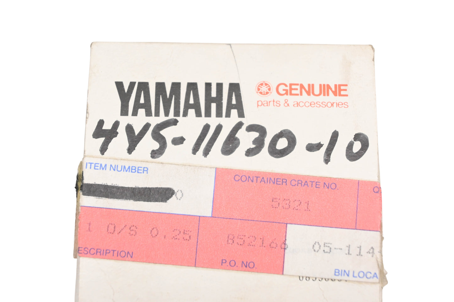 New OEM Yamaha 4V5-11630-10-00 Piston Kit NOS