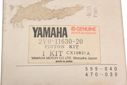 New OEM Yamaha 2V0-11630-20-00 Piston Kit NOS