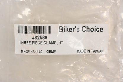 Biker's Choice 161140, 482566 Three Piece Clamp Kit NOS