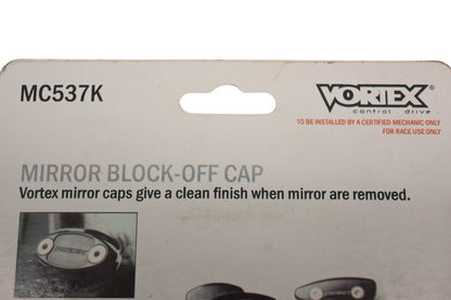 Vortex MC537K Black Mirror Block Off Cap Kit NOS