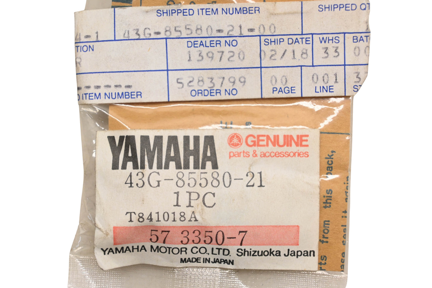 New OEM Yamaha 43G-85580-21-00 Pulser Coil Assembly NOS