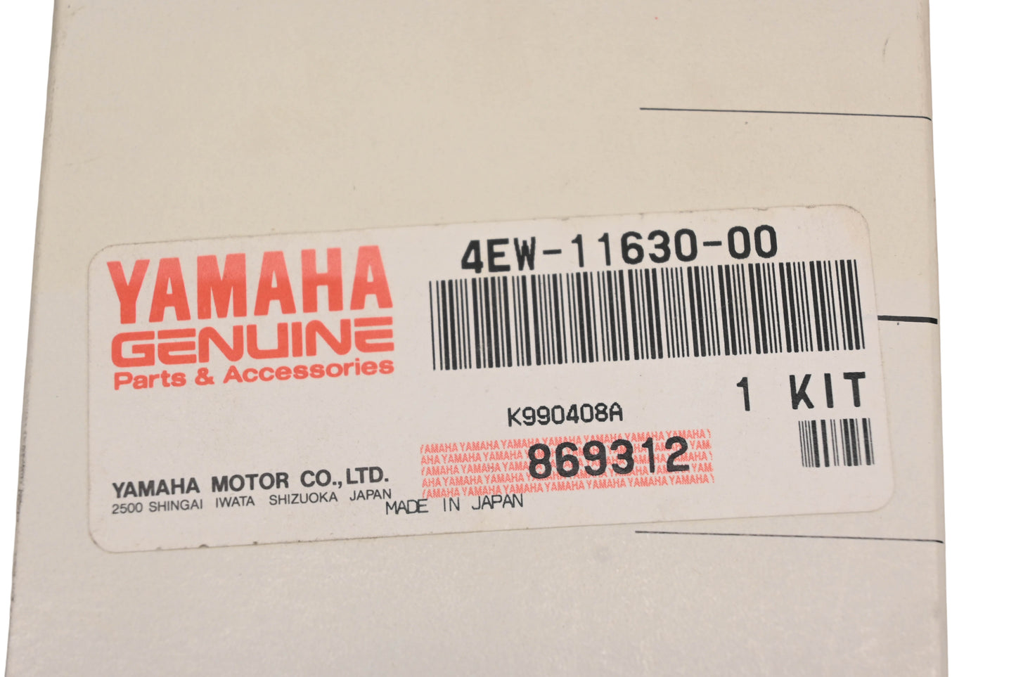New OEM Yamaha 4EW-11630-00-00 Piston Kit NOS