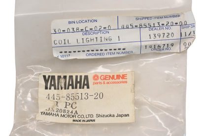New OEM Yamaha 445-85513-20-00 Lighting Coil Assembly NOS