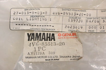 New OEM Yamaha 4V6-85513-20-00 Lighting Coil Assembly NOS